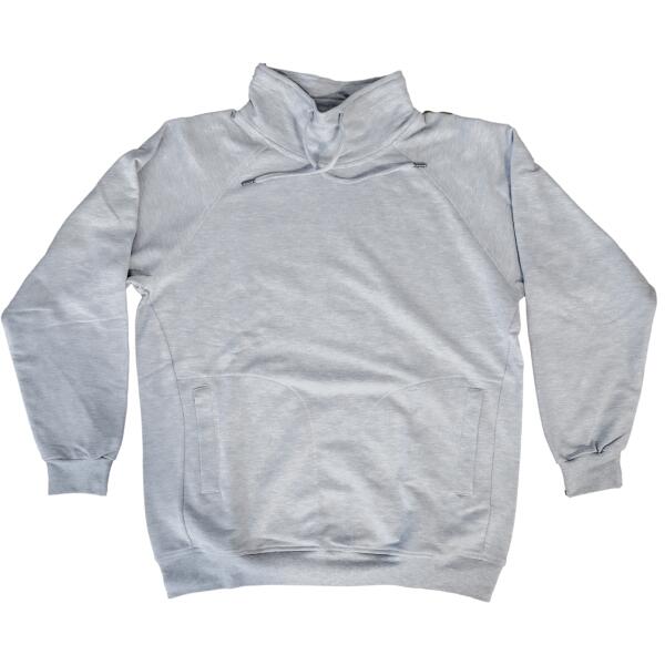 High-Neck Fleece Sweater Thumbnail