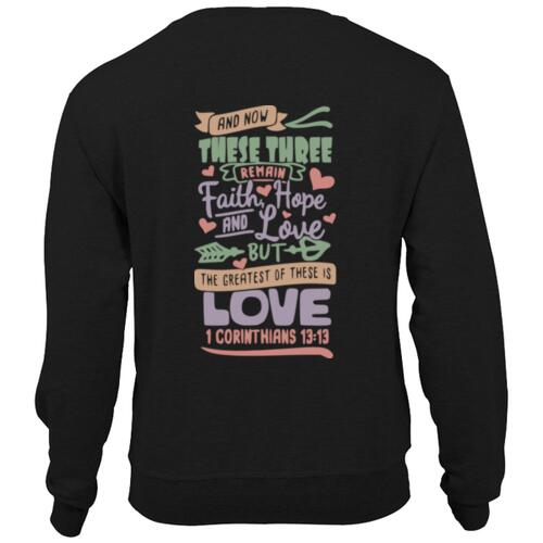 Three things remain - Unisex Sweater  Thumbnail